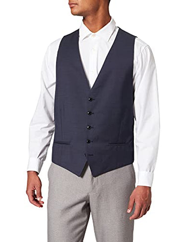 Strellson Premium Herren Anzugweste 11 Ves 10003959, Blau (Navy 412), 90 (Herstellergröße:90) im Sale